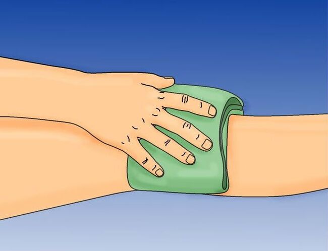 ji bo arthrosisê li ser çokê compress